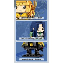 WOMA C0782 0782 non  TIE JI GANG BING 4 LOẠI HẠM ĐỘI BẮC DƯƠNG-MU SIYUN DƯƠNG-DINGYUAN KUNLUN-BÀ TIÊN ĐỠ ĐẦU ĐEN BA CHÂN-HIMIKO bộ đồ chơi xếp lắp ráp ghép mô hình Movie & Game Phim Và Trò Chơi 801 khối