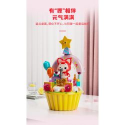 JAKI JK6502 6502 non  BÁNH NAM VIỆT QUẤT bộ đồ chơi xếp lắp ráp ghép mô hình