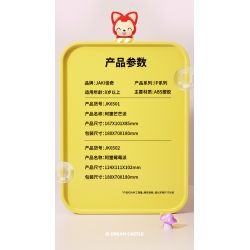 JAKI JK6502 6502 non  BÁNH NAM VIỆT QUẤT bộ đồ chơi xếp lắp ráp ghép mô hình