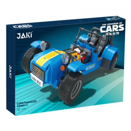 JAKI JK9081 9081 non  CATERHAM BẢY 310 bộ đồ chơi xếp lắp ráp ghép mô hình Racers CATERHAM SEVEN 310 Đua Tốc Độ