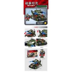 Kazi KY81041 81041 non  TANKI 4 COMPIZE PHANTOM ÁO GIÁP LƯỠNG CƯ BULLFROG BỂ BÃO TỪ TÍNH V4 KHÔNG CÓ CHIẾN TRANH bộ đồ chơi xếp lắp ráp ghép mô hình 1083 khối