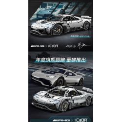CADA DOUBLEE C61503 61503 non  MERCEDES-BENZ AMG MỘT tỷ lệ 1:8 bộ đồ chơi xếp lắp ráp ghép mô hình MERCEDES-AMG ONE 3295 khối