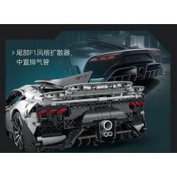 CADA DOUBLEE C61503 61503 non  MERCEDES-BENZ AMG MỘT tỷ lệ 1:8 bộ đồ chơi xếp lắp ráp ghép mô hình MERCEDES-AMG ONE 3295 khối