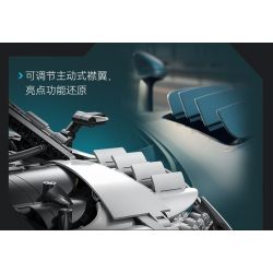 CADA DOUBLEE C61503 61503 non  MERCEDES-BENZ AMG MỘT tỷ lệ 1:8 bộ đồ chơi xếp lắp ráp ghép mô hình MERCEDES-AMG ONE 3295 khối