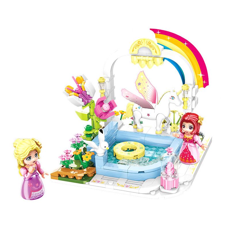 Enlighten 32019 Qman 32019 non  BỂ KỲ LÂN bộ đồ chơi xếp lắp ráp ghép mô hình PRINCESS LEAH 286 khối