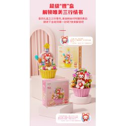 JAKI JK6501 6501 non  BÁNH ALI MĂNG bộ đồ chơi xếp lắp ráp ghép mô hình