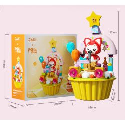 JAKI JK6501 6501 non  BÁNH ALI MĂNG bộ đồ chơi xếp lắp ráp ghép mô hình