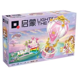 Enlighten 32018 Qman 32018 non  CHÚC MỪNG KHINH KHÍ CẦU bộ đồ chơi xếp lắp ráp ghép mô hình PRINCESS LEAH 247 khối