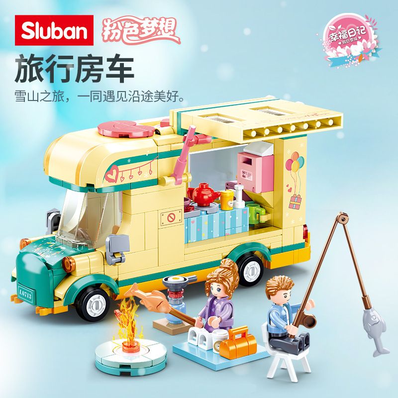 SLUBAN M38-B0960 B0960 0960 M38B0960 38-B0960 non  ĐOÀN LỮ HÀNH bộ đồ chơi xếp lắp ráp ghép mô hình 314 khối