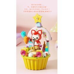 JAKI JK6501 6501 non  BÁNH ALI MĂNG bộ đồ chơi xếp lắp ráp ghép mô hình