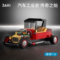 JAKI JK9080 9080 non  FORD MÔ HÌNH T bộ đồ chơi xếp lắp ráp ghép mô hình Racers FORD MODEL T Đua Tốc Độ