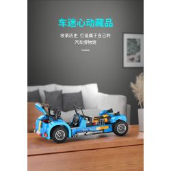 JAKI JK9080 9080 non  FORD MÔ HÌNH T bộ đồ chơi xếp lắp ráp ghép mô hình Racers FORD MODEL T Đua Tốc Độ