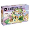 Enlighten 32017 Qman 32017 non  VƯỜN HOA HỒNG bộ đồ chơi xếp lắp ráp ghép mô hình PRINCESS LEAH 359 khối
