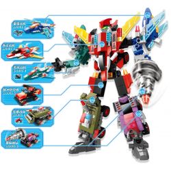 ZHEGAO JJ1001 1001 non  MÁY BAY CÁNH bộ đồ chơi xếp lắp ráp ghép mô hình WINGED KNIGHT MECHA 471 khối