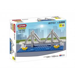 OXFORD 1041542 non  CẦU QUẢNG AN bộ đồ chơi xếp lắp ráp ghép mô hình Buildings 광안대교 102 khối