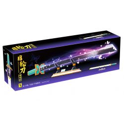 RENZAIMA 723 non  CON DAO NINJA BƯỚM bộ đồ chơi xếp lắp ráp ghép mô hình Kimetsu No Yaiba NICHIRIN SWORD（KOCHO） Thanh Gươm Diệt Quỷ 778 khối