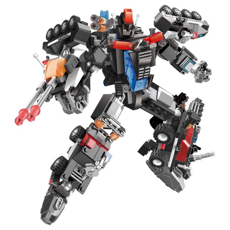 ZHEGAO JJ1003 1003 non  LASER. bộ đồ chơi xếp lắp ráp ghép mô hình RADIUM MEN 480 khối