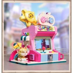 KEEPPLEY K28019 28019 non  NHÀ TRÒ CHƠI XIAOJU bộ đồ chơi xếp lắp ráp ghép mô hình LOVELY STREET