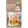 KEEPPLEY K28019 28019 non  NHÀ TRÒ CHƠI XIAOJU bộ đồ chơi xếp lắp ráp ghép mô hình LOVELY STREET