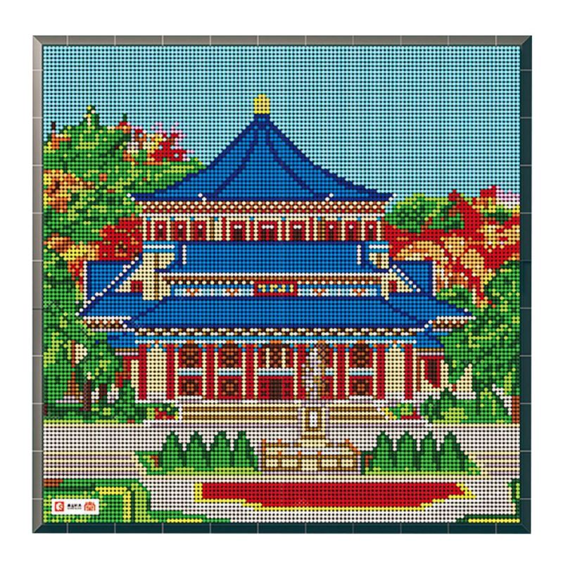 SEMBO 601307 non  NHÀ TƯỞNG NIỆM TÔN TRUNG SƠN QUẢNG CHÂU bộ đồ chơi xếp lắp ráp ghép mô hình MONUMENTAL BUILDING 14508 khối