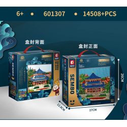 SEMBO 601307 non  NHÀ TƯỞNG NIỆM TÔN TRUNG SƠN QUẢNG CHÂU bộ đồ chơi xếp lắp ráp ghép mô hình MONUMENTAL BUILDING 14508 khối