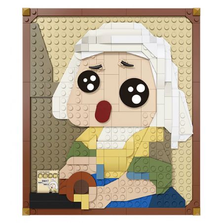 TOP TOY 60025 non  NGƯỜI GIÚP VIỆC QUAN TRỌNG bộ đồ chơi xếp lắp ráp ghép mô hình THE MILKMAID 323 khối