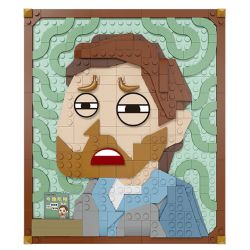 TOP TOY 60023 non  BỨC CHÂN DUNG TỰ SẦU bộ đồ chơi xếp lắp ráp ghép mô hình VAN GOGH 341 khối