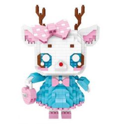 LOZ 9215 non  CON NAI bộ đồ chơi xếp lắp ráp ghép mô hình Creator Sáng Tạo 910 khối