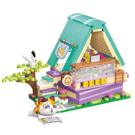 KEEPPLEY K28018 28018 non  TRUYỆN TRANH TAM HOA bộ đồ chơi xếp lắp ráp ghép mô hình LOVELY STREET