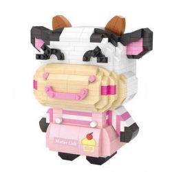 LOZ 9253 non  CON BÒ bộ đồ chơi xếp lắp ráp ghép mô hình Creator Sáng Tạo 750 khối