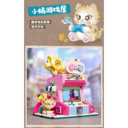 KEEPPLEY K28018 28018 non  TRUYỆN TRANH TAM HOA bộ đồ chơi xếp lắp ráp ghép mô hình LOVELY STREET