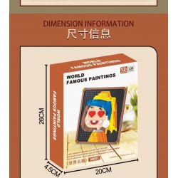 TOP TOY 60022 UNKNOWN M001 non  NHÌN LẠI CÔ GÁI bộ đồ chơi xếp lắp ráp ghép mô hình GIRL WITH A PEARL EARRING 362 khối