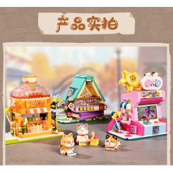 KEEPPLEY K28018 28018 non  TRUYỆN TRANH TAM HOA bộ đồ chơi xếp lắp ráp ghép mô hình LOVELY STREET