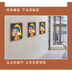 TOP TOY 60022 UNKNOWN M001 non  NHÌN LẠI CÔ GÁI bộ đồ chơi xếp lắp ráp ghép mô hình GIRL WITH A PEARL EARRING 362 khối