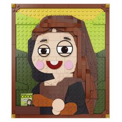 TOP TOY 60026 non  NỤ CƯỜI BÍ ???N bộ đồ chơi xếp lắp ráp ghép mô hình MONALISA 323 khối