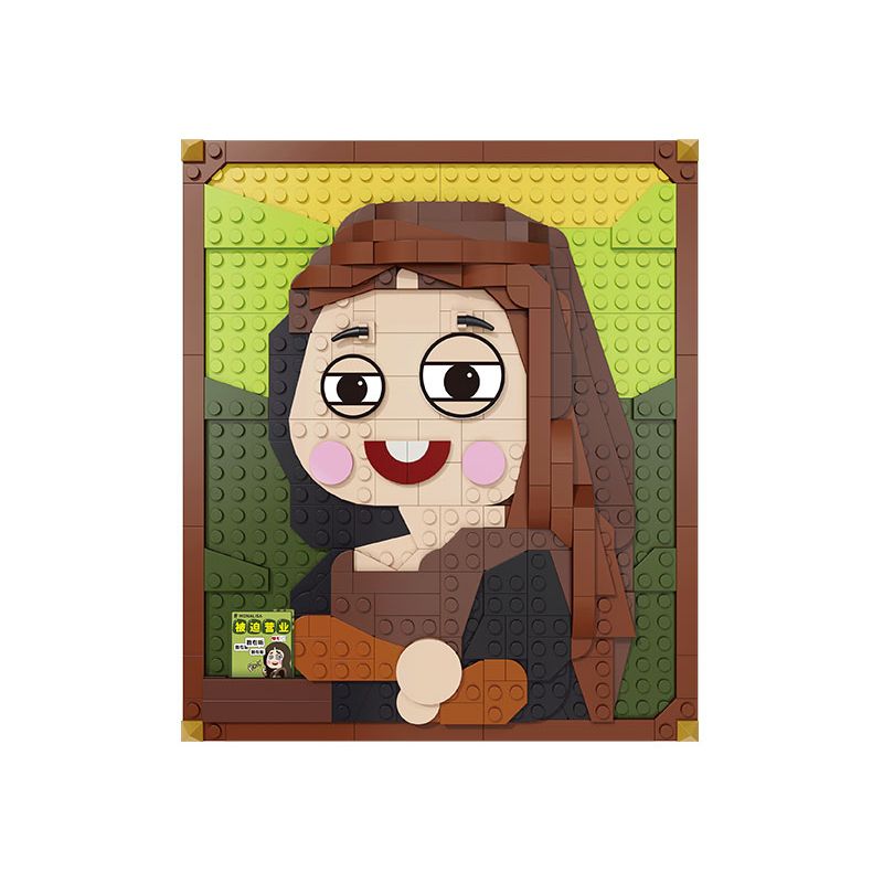 TOP TOY 60026 non  NỤ CƯỜI BÍ ???N bộ đồ chơi xếp lắp ráp ghép mô hình MONALISA 323 khối