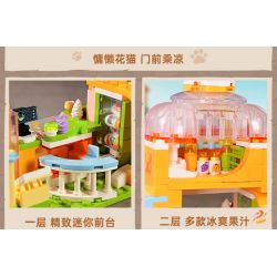 KEEPPLEY K28018 28018 non  TRUYỆN TRANH TAM HOA bộ đồ chơi xếp lắp ráp ghép mô hình LOVELY STREET