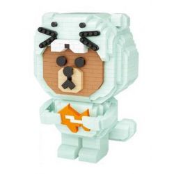 LOZ 9245 non  CON GẤU bộ đồ chơi xếp lắp ráp ghép mô hình Creator Sáng Tạo 860 khối