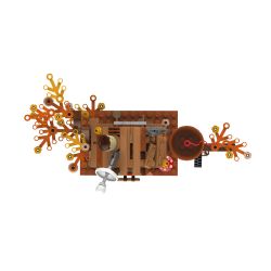 JAKI JK6332 6332 non  NHÀ CÂY NHỎ RỪNG bộ đồ chơi xếp lắp ráp ghép mô hình 220 khối