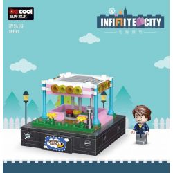 Decool 77108 Jisi 77108 non  BỘI THU bộ đồ chơi xếp lắp ráp ghép mô hình Infinite City Thành Phố Vô Hạn 144 khối