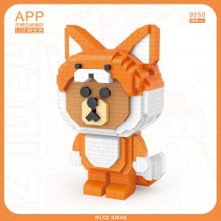 LOZ 9250 non  CÁO bộ đồ chơi xếp lắp ráp ghép mô hình Creator Sáng Tạo 860 khối