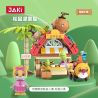 JAKI JK6331 6331 non  SQUIRREL NUT HOUSE. bộ đồ chơi xếp lắp ráp ghép mô hình 207 khối
