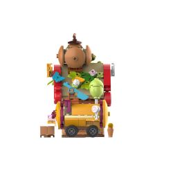 JAKI JK6331 6331 non  SQUIRREL NUT HOUSE. bộ đồ chơi xếp lắp ráp ghép mô hình 207 khối