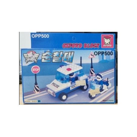 OXFORD OPP500 non  TUẦN TRA bộ đồ chơi xếp lắp ráp ghép mô hình Police 순찰대 POLICE Cảnh Sát