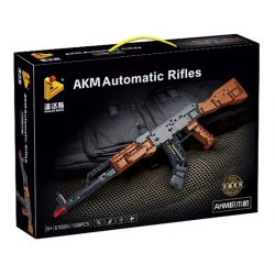 PanlosBrick 670004 Panlos Brick 670004 non  SÚNG TRƯỜNG TỰ ĐỘNG AKM bộ đồ chơi xếp lắp ráp ghép mô hình Gun AKM AUTOMATIC RIFLES 1508 khối