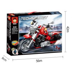RUIZHI BEE 840 non  HARLEY MOTORCYCLE. bộ đồ chơi xếp lắp ráp ghép mô hình  Kỹ Thuật Công Nghệ Cao Mô Hình Phương Tiện 1108 khối