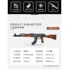 PanlosBrick 670004 Panlos Brick 670004 non  SÚNG TRƯỜNG TỰ ĐỘNG AKM bộ đồ chơi xếp lắp ráp ghép mô hình Gun AKM AUTOMATIC RIFLES 1508 khối