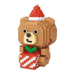 LOZ 9251 non  CON GẤU bộ đồ chơi xếp lắp ráp ghép mô hình Creator Sáng Tạo 870 khối