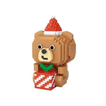 LOZ 9251 non  CON GẤU bộ đồ chơi xếp lắp ráp ghép mô hình Creator Sáng Tạo 870 khối