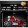 RUIZHI BEE 840 non  HARLEY MOTORCYCLE. bộ đồ chơi xếp lắp ráp ghép mô hình  Kỹ Thuật Công Nghệ Cao Mô Hình Phương Tiện 1108 khối